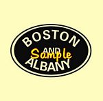 Boston & Albany Railroad Clock - T-shirts - Magnets  - Mugs - Decals - Lighters