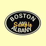 Boston & Albany Railroad Clock - T-shirts - Magnets  - Mugs - Decals - Lighters