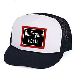 Burlington Route Railroad Clock - T-shirts - Magnets  - Mugs - Decals - Lighters