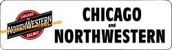 Chicago North Western Railroad Clock - T-shirts - Magnets  - Mugs - Decals - Lighters