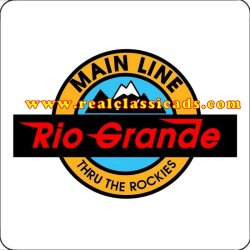 Denver Rio Grande Railroad Clock - T-shirts - Magnets  - Mugs - Decals - Lighters