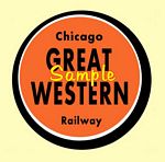 Great Western Railroad Clock - T-shirts - Magnets  - Mugs - Decals - Lighters