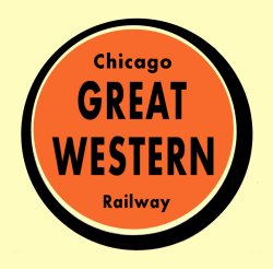 Great Western Railroad T-shirts - Decals - Stickers - Clocks