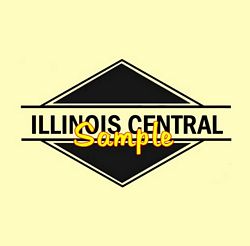 Illinois Central Railroad T-shirts - Decals - Stickers - Magnets - Clocks