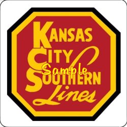 Kansas City Southern Railroad Clock - T-shirts - Magnets  - Mugs - Decals - Lighters