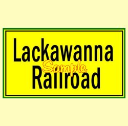 Lackawanna Railroad Clock - T-shirts - Magnets  - Mugs - Decals - Lighters