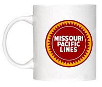 MOPAC Missouri Pacific Railroad Clock - T-shirts - Magnets  - Mugs - Decals - Lighters