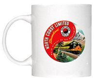 Northern Pacific Railroad Clock - T-shirts - Magnets  - Mugs - Decals - Lighters