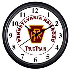 PRR Pennsylvania Railroad TrucTrain T-shirts - Decals - Clocks - Magnets