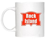 Rock Island Railroad Clock - T-shirts - Magnets  - Mugs - Decals - Lighters