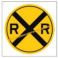 RR Crossing Railroad Clock - T-shirts - Magnets  - Mugs - Decals - Lighters