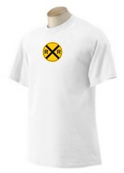 Railroad Crossing T-shirts - Decals - Clocks - Magnets