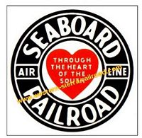 Seaboard Railroad Clock - T-shirts - Magnets  - Mugs - Decals - Lighters