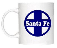 Santa Fe Railroad Clock - T-shirts - Magnets  - Mugs - Decals - Lighters