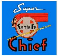 Santa Fe Railroad Clock - T-shirts - Magnets  - Mugs - Decals - Lighters