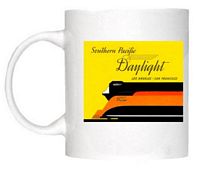 Southern Pacific Railroad Clock - T-shirts - Magnets  - Mugs - Decals - Lighters