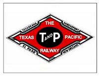 Texas Pacific Railroad Clock - T-shirts - Magnets  - Mugs - Lighters