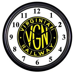 VGN Virginian Railroad Clock - T-shirts - Magnets  - Mugs - Lighters