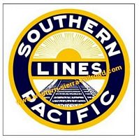 Southern Pacific Railroad Clock - T-shirts - Magnets  - Mugs - Lighters